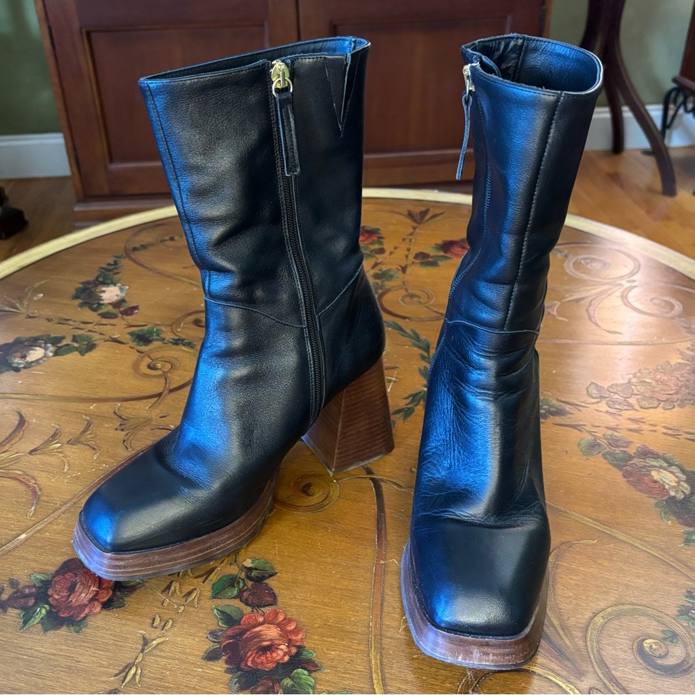 Feners Le Retro Noir Boots